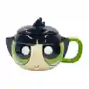 Mug Pocillo Chicas Superpoderosas Con Tapa Bellota