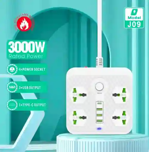 Multitoma 4 Salidas 3000 W
