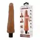 Vibrador Realista Alfredo 25 Cm Sliding Skin Chocolate