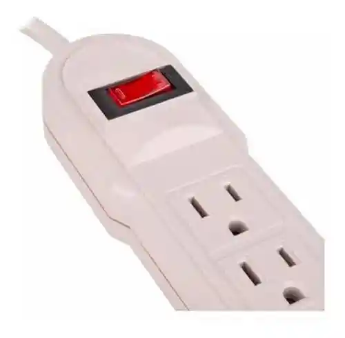 Regleta De 6 Puestos Con Extencion De 5 Mts De Largo