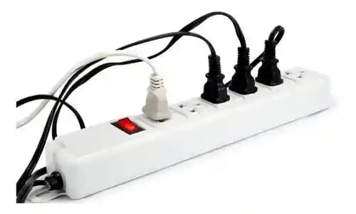 Regleta De 6 Puestos Con Extencion De 3m De Largo