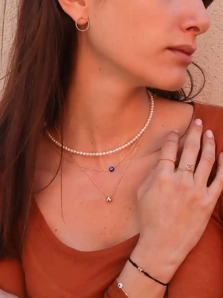 Collar Ojo Silente Azul