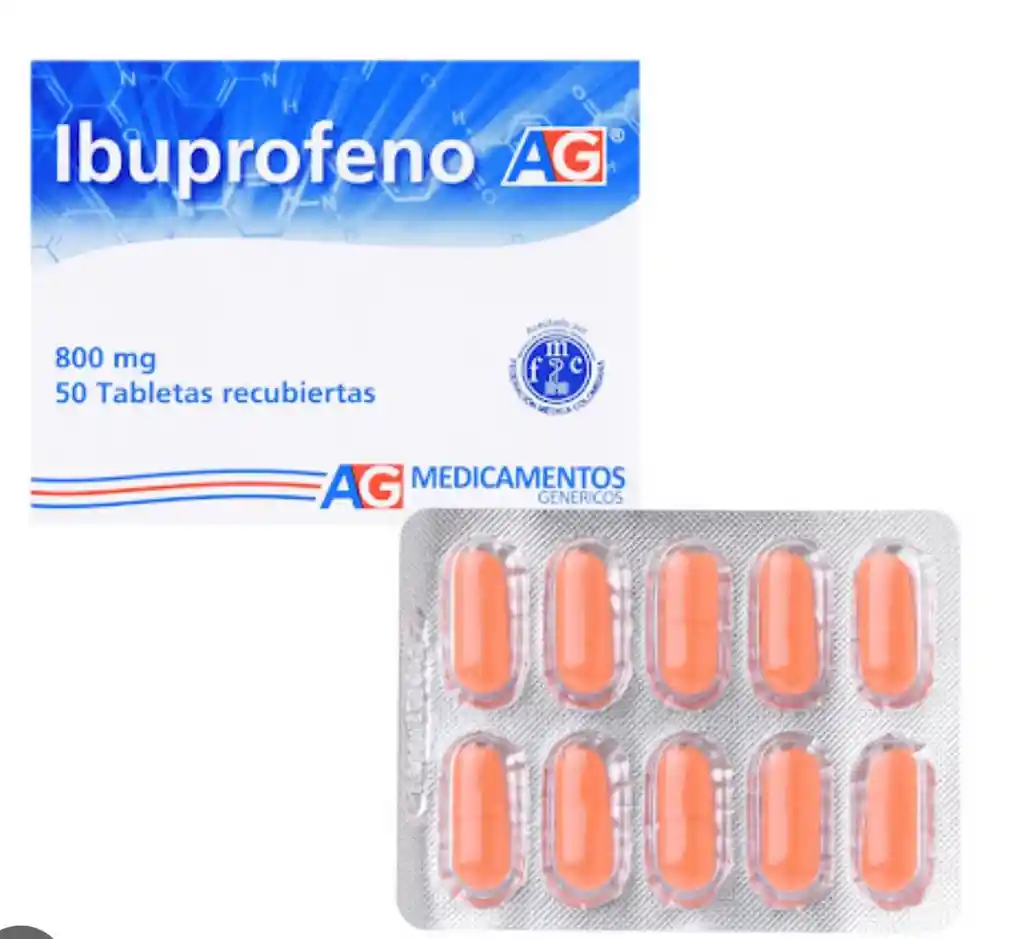 Ibuprofreno 800 Blister X 10 Tabletas
