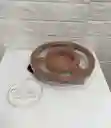 Base Para Matera Con Llantas Y ´plato Decorativo Medida 26 X26