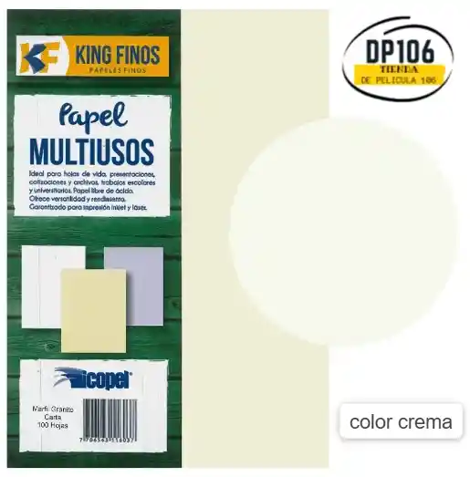 Papel Kimberly X 5 Hojas
