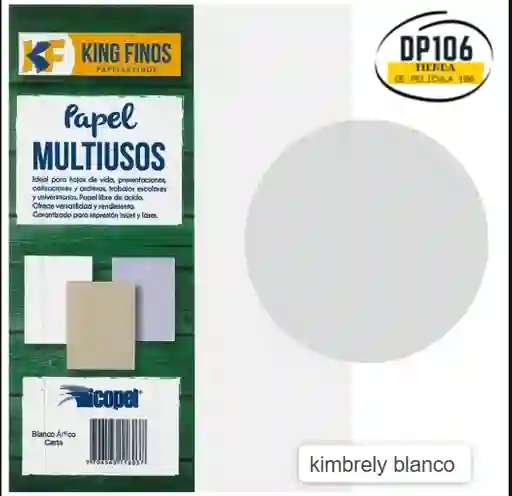 Papel Kimberly X 5 Hojas