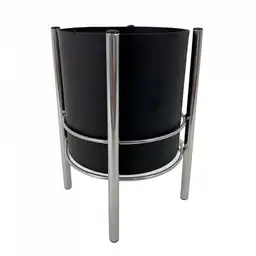 Matera Concepts Base 16x20x16cm Blanco Negro Hierro