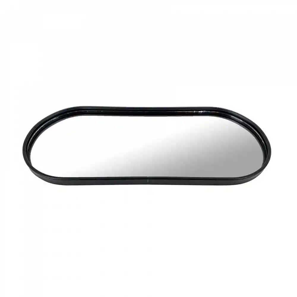 Centro De Mesa Concepts Espejo 35x1x14cm Negro Vidrio