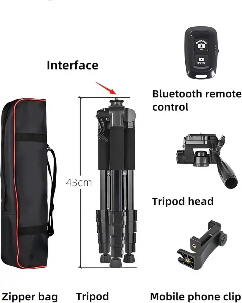 Tripode Proyector Gran Altura Angulo 360 Soporte Celular