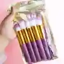 Kit De Brocha Kabuki X10