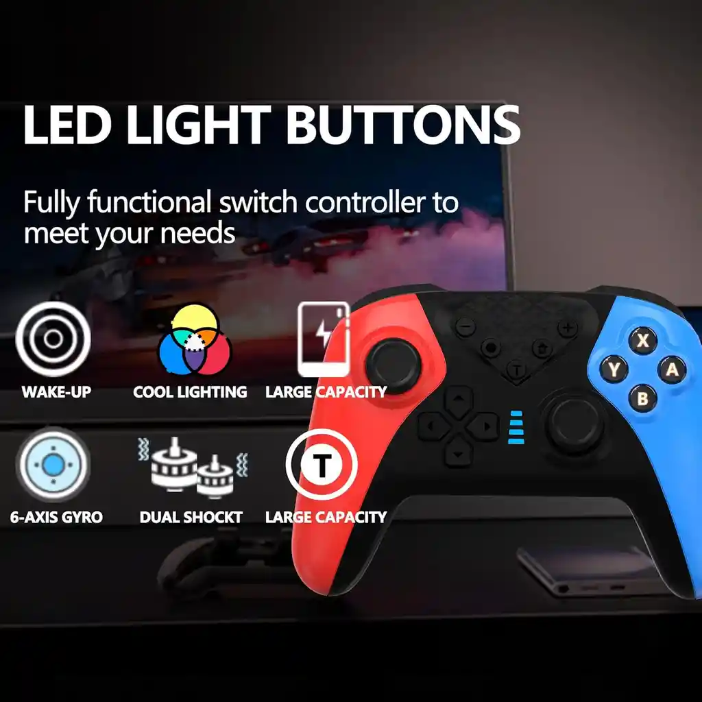 Control Para Switch Pro Controller Inalambrico Vibracion