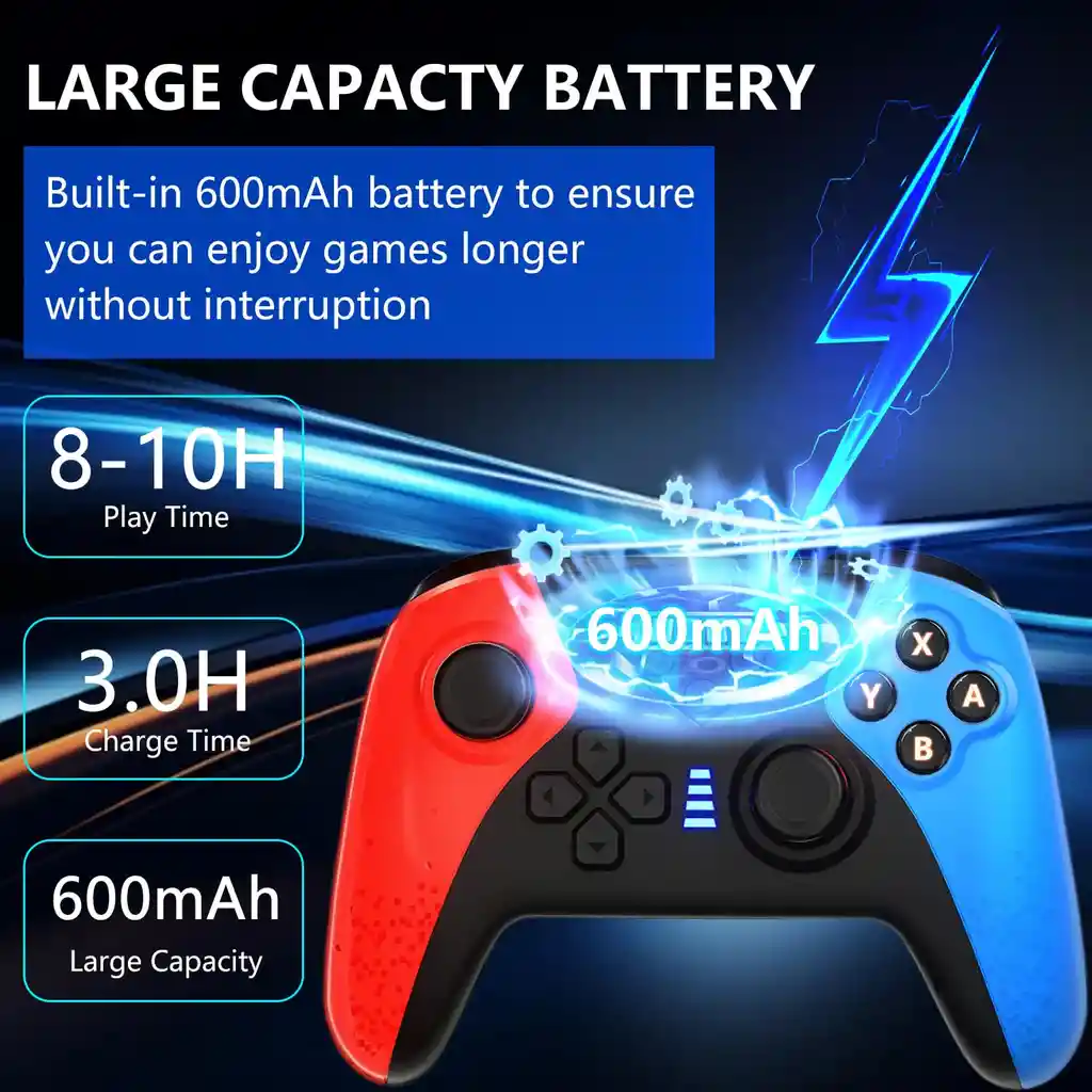 Control Para Switch Pro Controller Inalambrico Vibracion