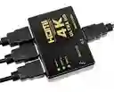 Switch Hdmi 3 X 1 (3 Entradas 1 Salida) 4k