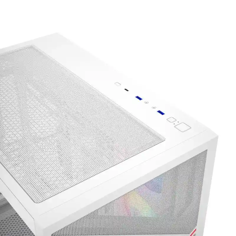 Chasis Xyz Qubex Blanca 4 Fan Argb 120mm