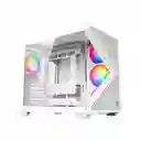 Chasis Xyz Qubex Blanca 4 Fan Argb 120mm
