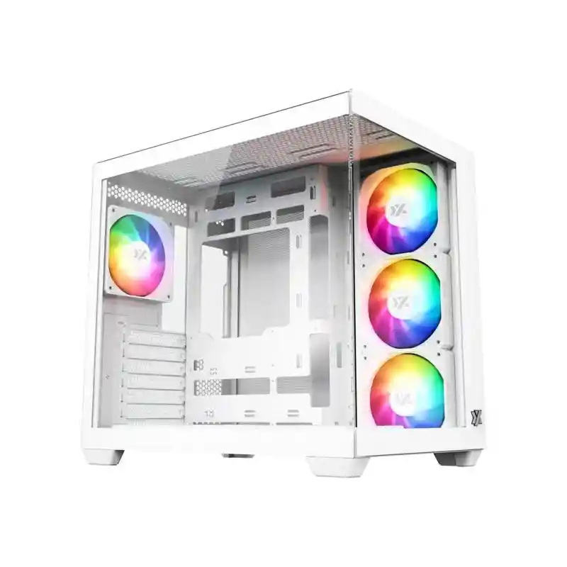 Chasis Xyz Tesseract X Blanca 7.fan Argb 120mm