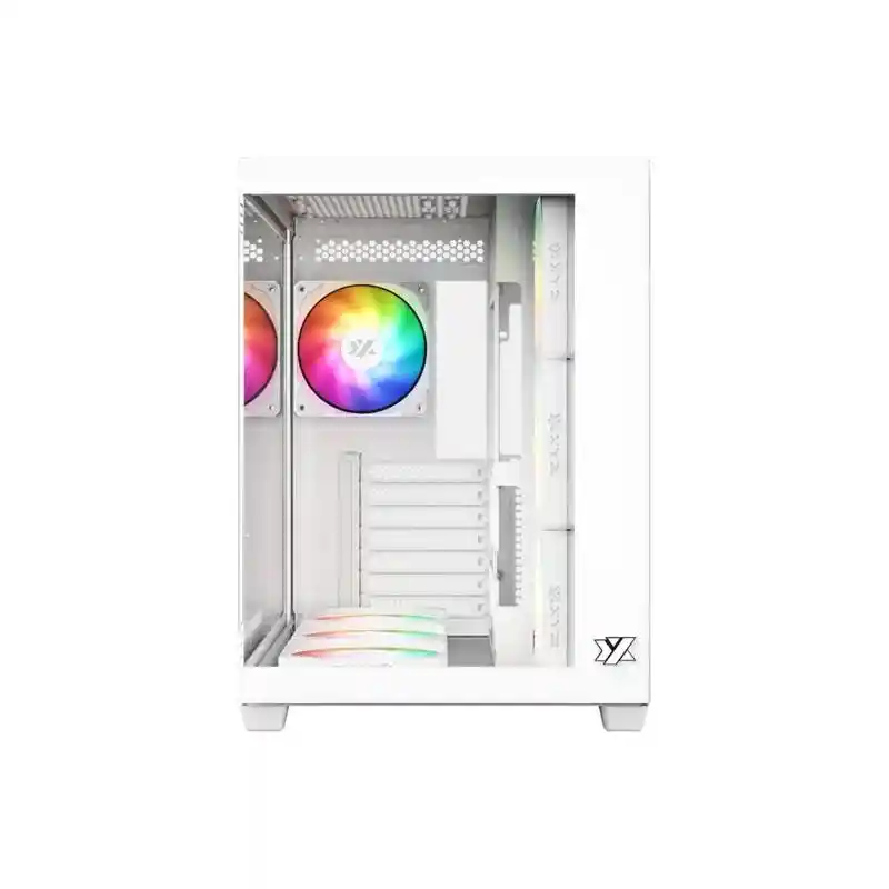 Chasis Xyz Tesseract X Blanca 7.fan Argb 120mm