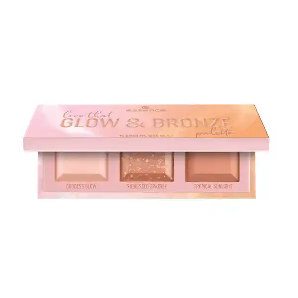 Paleta De Iluminadores Y Bronceadores Essence Love That Glow & Bronze 16gr
