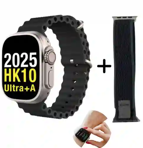 Reloj Inteligente Hk10 Ultra - A Serie 10 Chatgpt Watch Nf Con 2 Correas