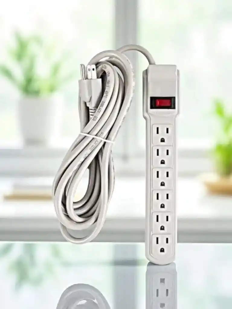 Regleta Eléctrica 6 Tomas Con Cable De 3 m