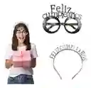 Vincha Y Gafas Feliz Cumpleaños