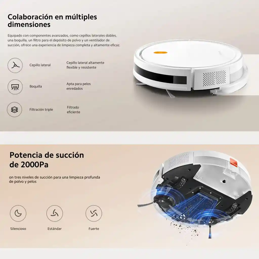 Xiaomi Robot Vacuum E5 Aspiradora Y Trapeadora Inteligente
