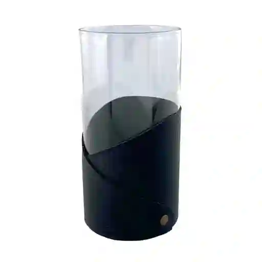 Florero Concepts Monocromia 7x15x7cm Blanco Negro