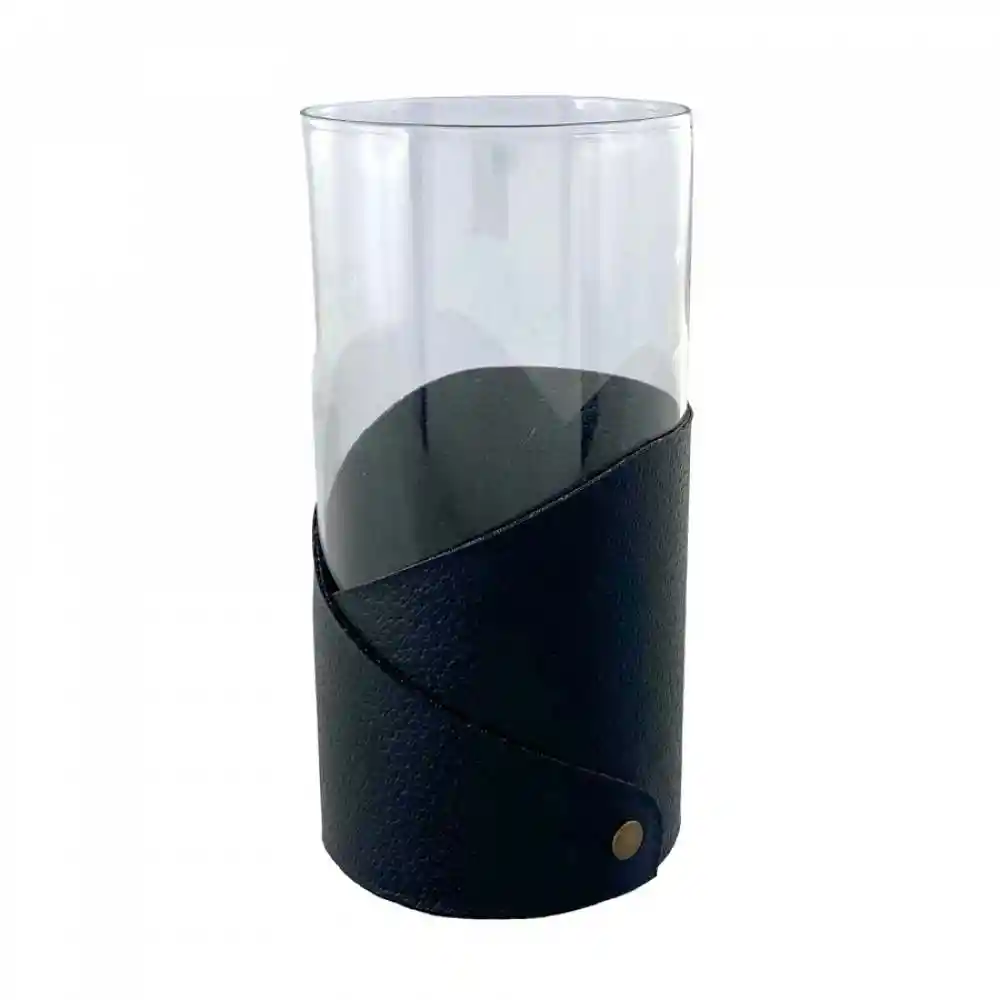 Florero Concepts Monocromia 7x15x7cm Blanco Negro