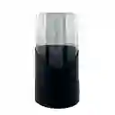 Florero Concepts Monocromia 7x15x7cm Blanco Negro