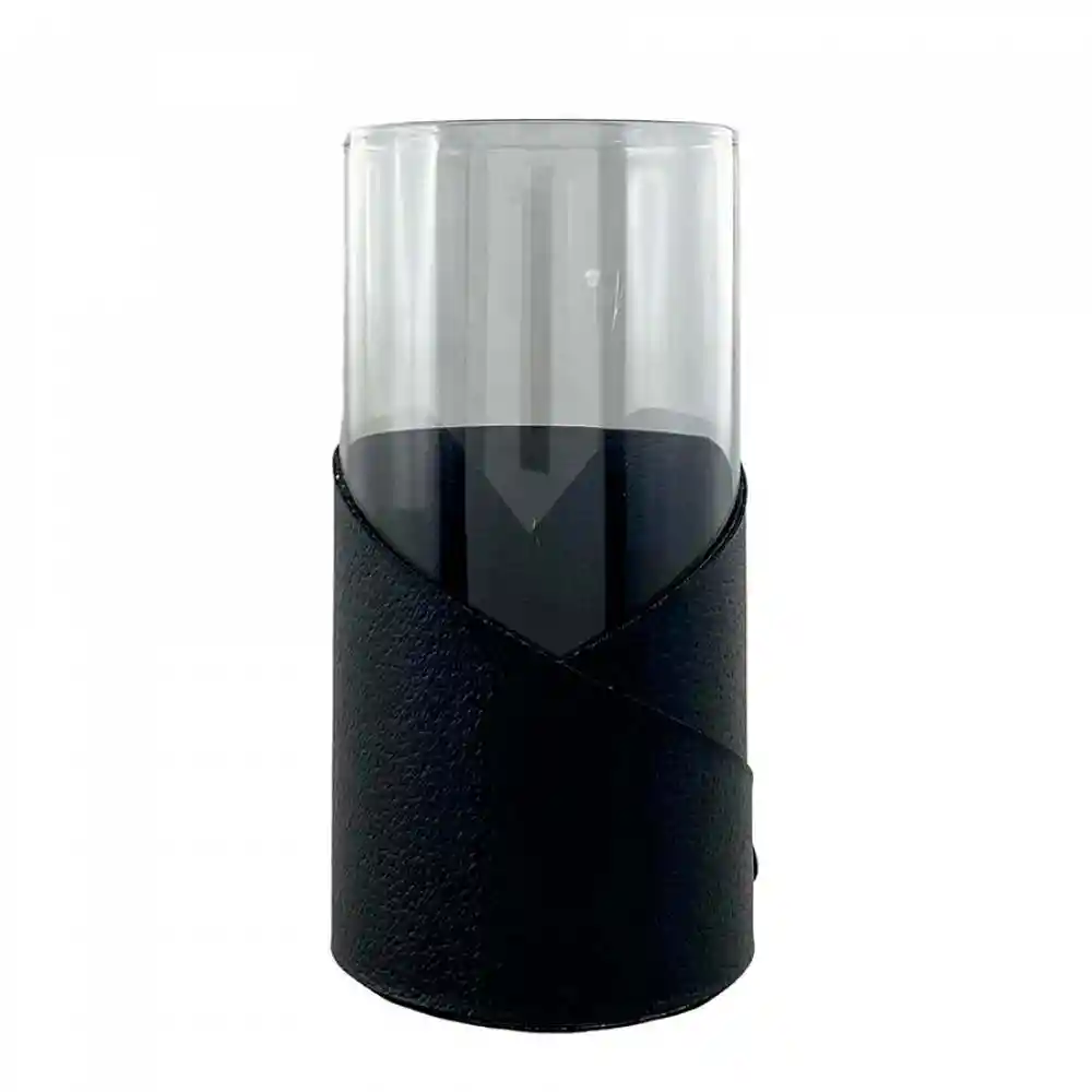 Florero Concepts Monocromia 7x15x7cm Blanco Negro