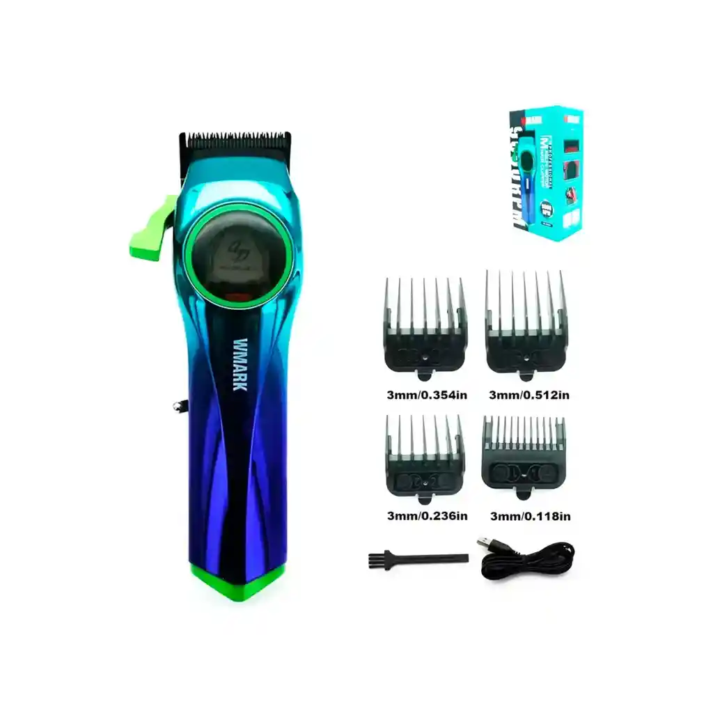 Kit Maquina Profesional Wmark Ng-9009azul