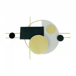 Placa Deco Concepts Monocromia 76x51cm Multicolor Hierro
