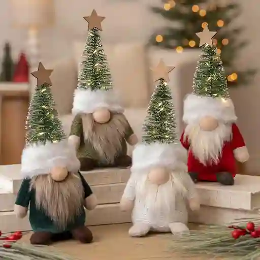 Et De 4 Gnomos Navideños