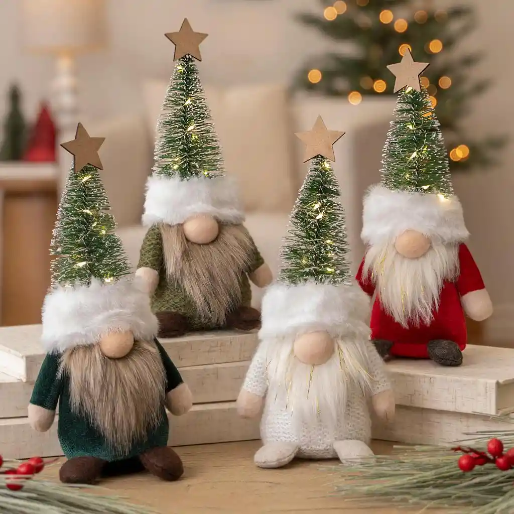 Et De 4 Gnomos Navideños