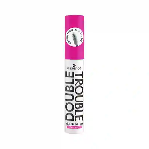 Pestañina Essence Double Trouble Voluminizadora Extra Negra 12ml