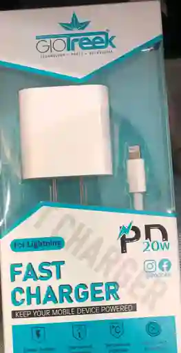 Cargador Giotreek Tipo C A Lightning 20w.