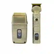 Combo Patillera + Maquina De Afeitar Shaver Vgr - 649