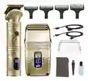 Combo Patillera + Maquina De Afeitar Shaver Vgr - 649