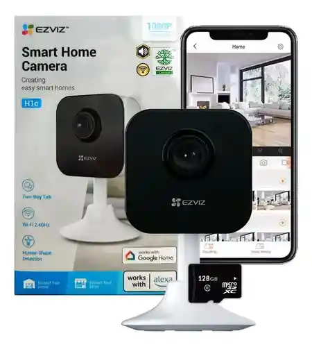 Cámara De Seguridad Inteligente Ezviz H1c 2mp 1080p Interior