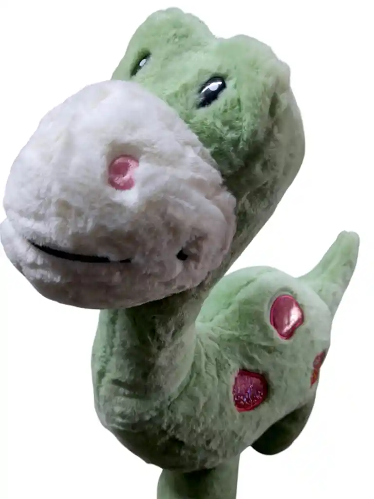 Peluche Dinosaurio Grande 52 Cm Verde Claro