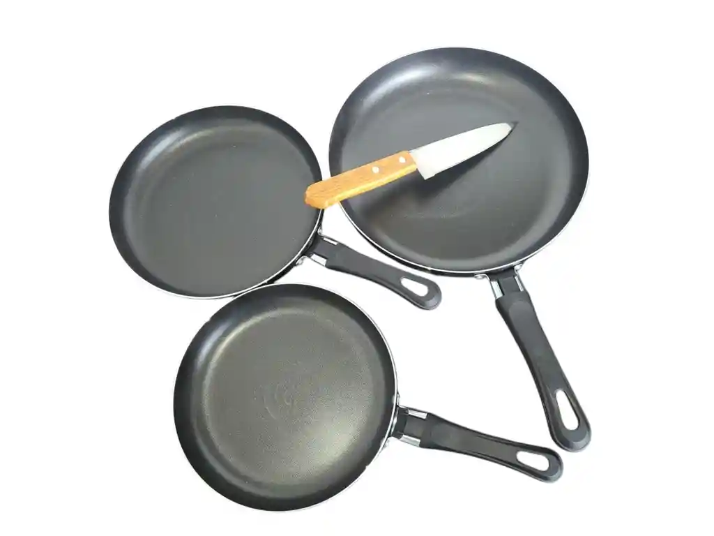 Set Sartenes Antiadherentes + Cuchillo