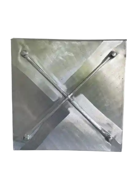 Plancha En Alumino 50cm Por 50cm