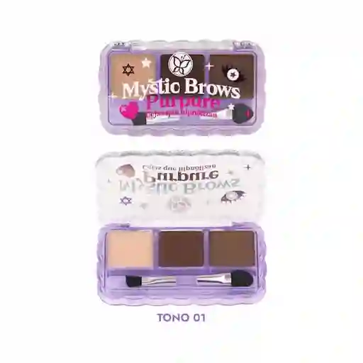 Kit De Cejas Mystic Brows Purpure 01