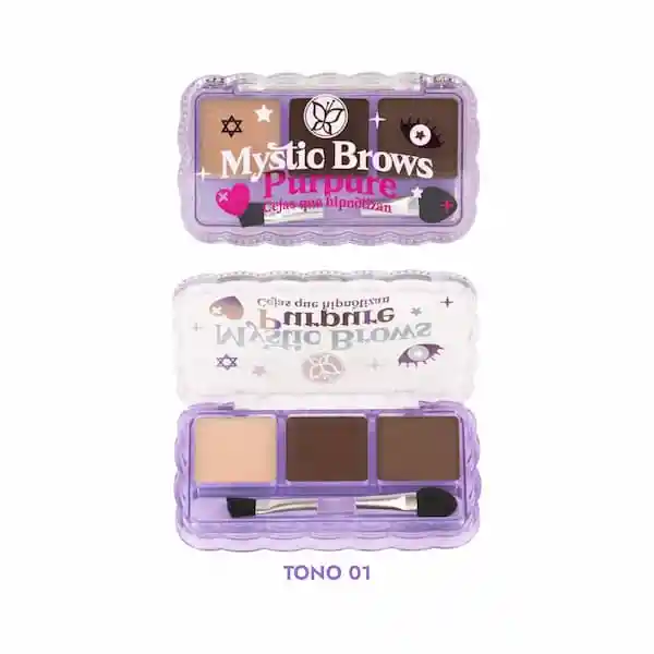 Kit De Cejas Mystic Brows Purpure 01