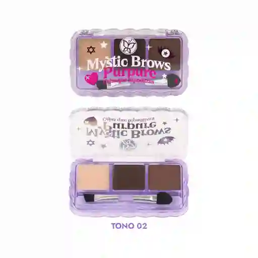 Kit De Cejas Mystic Brows Purpure 02