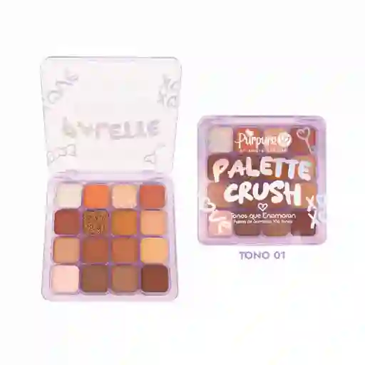 Paleta De Sombras Palette Crush Purpure 01