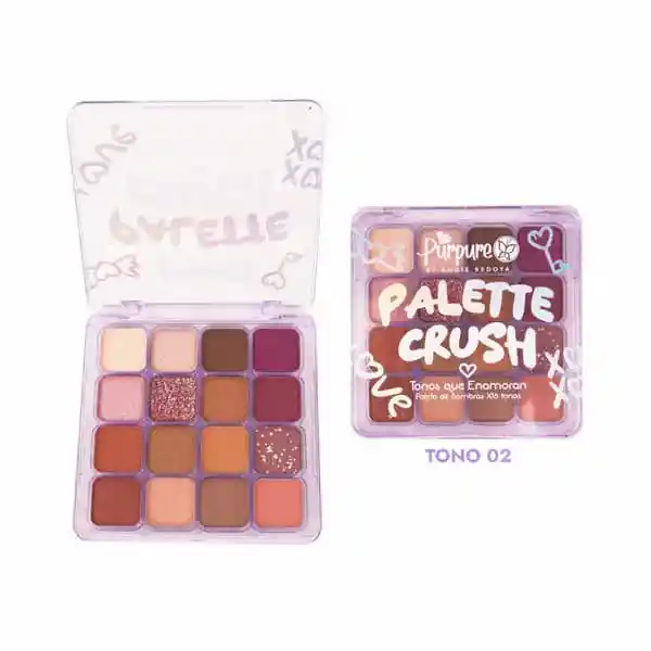 Paleta De Sombras Palette Crush Purpure 02