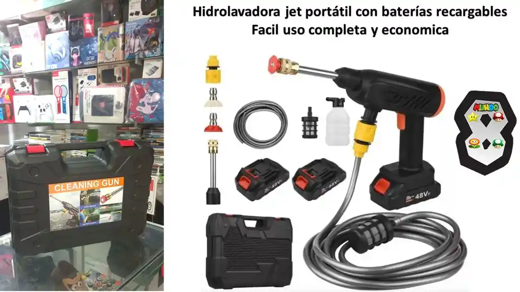 Hidrolavadora Portatil Recargable