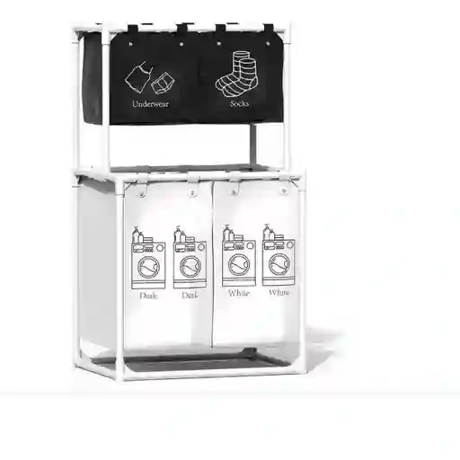 Cesta Organizadora De Ropa X4