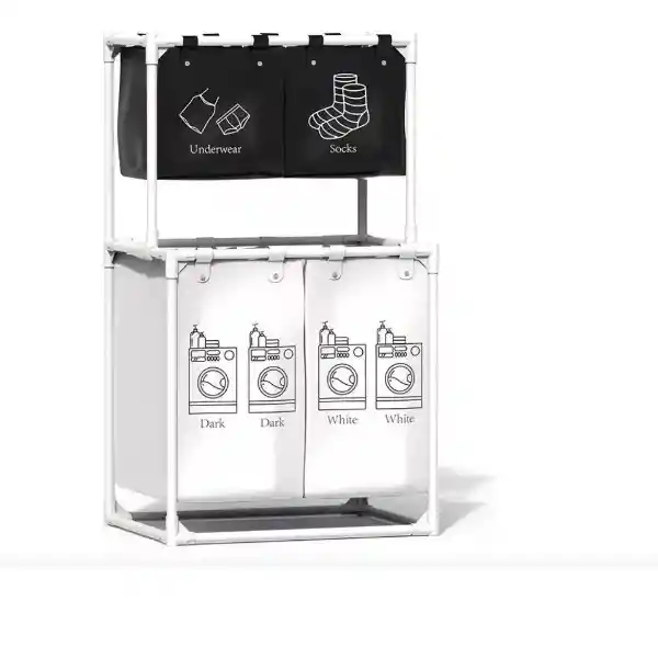 Cesta Organizadora De Ropa X4